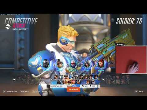 GALE HUMAN AIMBOT SOLDIER 76! 17K DMG! GALE SOLDIER 76 + CASSIDY SEASON 6 TOP 500