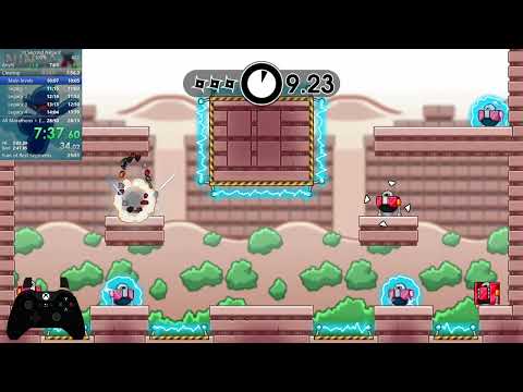 [WR] 10 Second Ninja X Speedrun [100%] - 28:10