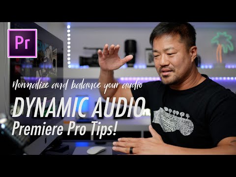 Balancing voice audio so both low and high volumes are at same level • Dynamic Audio Premiere Pro