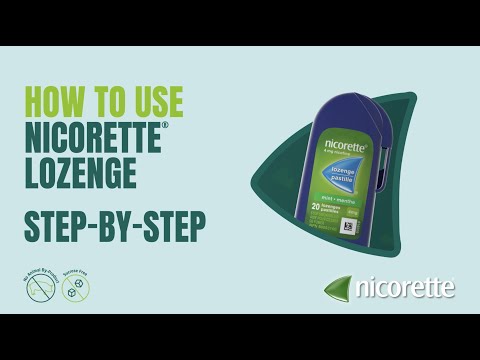 Step-by-step: How to use the NICORETTE® Lozenge