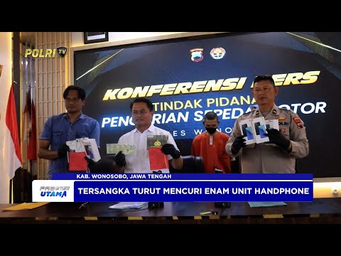 POLSEK LEKSONO BERSAMA POLRES WONOSOBO AMANKAN PELAKU PENCURIAN MOTOR