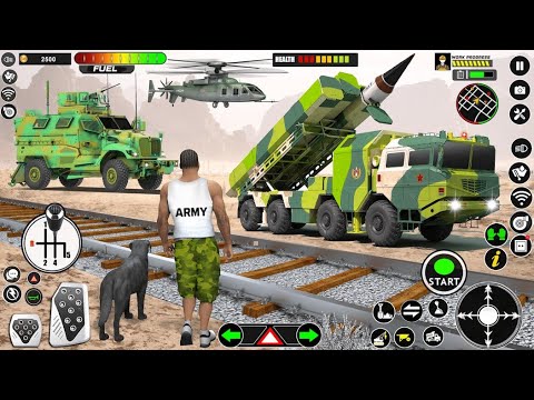 Us Army Cargo Viechles Mountain Driving 3D | Car Transporter Truck Simulator 2024 | Android Gameplay