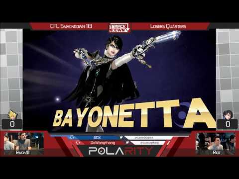 CFL Smackdown 113 WiiU - Ewok41 (Cloud) vs Riot (Bayonetta) - Losers Quarters
