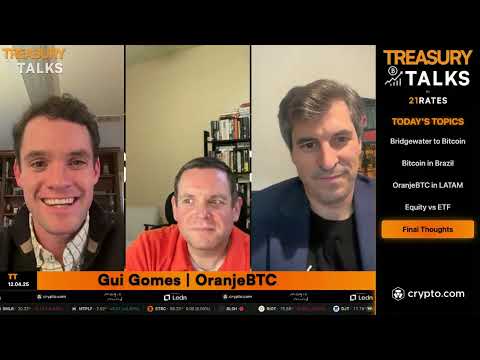 Treasury Talks LIVE with Gui Gomes, CEO of @oranjebtc