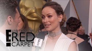 Olivia Wilde Shows Major Cleavage at Oscars 2016 | Live from the Red Carpet | E! News