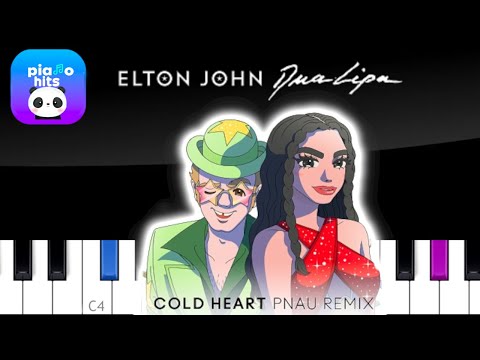 Elton John, Dua Lipa - Cold Heart PNAU Remix  | Piano Tutorial