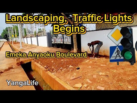 Emeka Anyaoku Boulevard: Landscaping, Traffic Lights Installation For Safer, Greener Commute