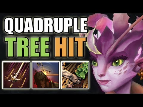 Tree Grab + Swashbuckle = Quadruple Tree Hit | Dota 2 Ability Draft