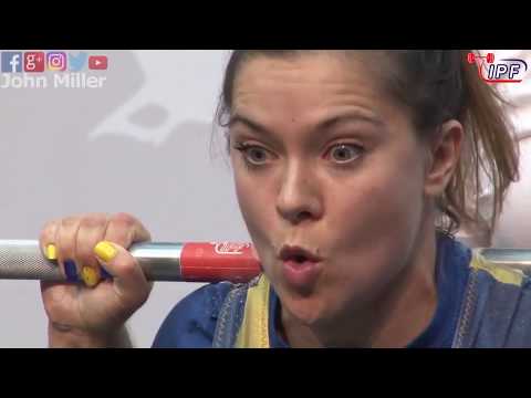 Sophia Waldemarson - 5th Place 395kg Total - 52kg Class 2019 Womens IPF Classic Worlds