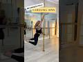 Beginner Pole Static Spin - Carousel Spin #beginnerpole  #poledance  #pole