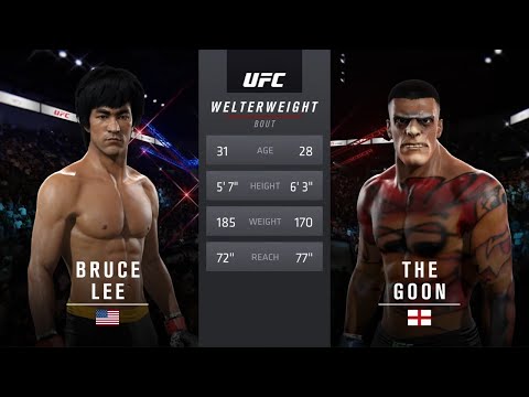 Bruce Lee vs. Goon - EA Sports UFC 2 - Dragon Fights 🐉
