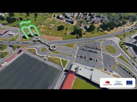 Virtualidad Territorial y Diseño Urbano de la ciudad de LUGO. Pasarela.