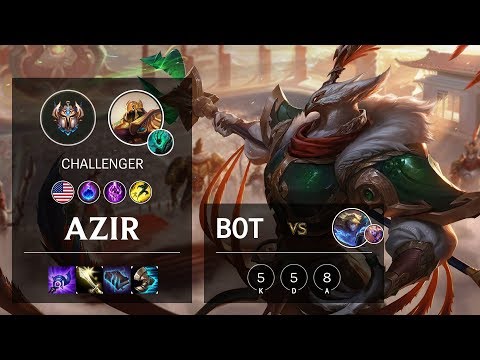 Azir Bot vs Ezreal - NA Challenger Patch 10.3