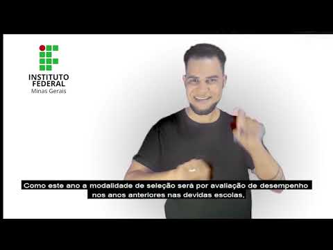 Processo Seletivo 2021/1: informações gerais em libras