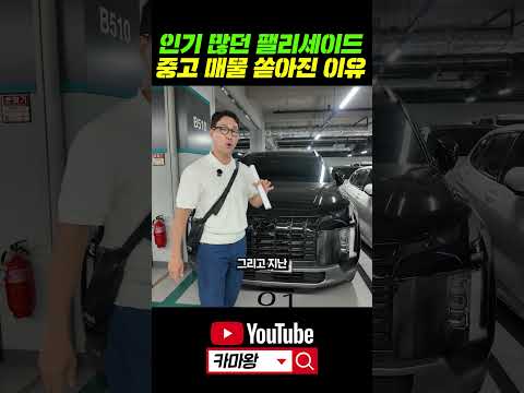 인기많던 팰리세이드 중고 매물 쏟아진 이유