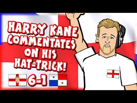 🎙️HARRY KANE COMMENTATES ON HIS HATTRICK!🎙️ (England vs Panama 6-1 Highlights Goals Parody)