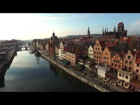 Gdańsk z drona w full hd | Full HD drone movie recorded in Gdańsk Old Town