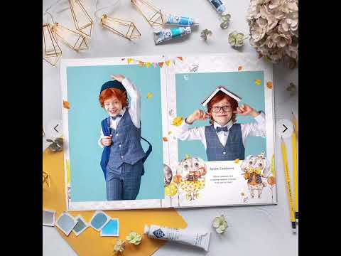 Дизайн 'Ушастики' — Шаблон фотокниги для детского сада — Mirramian.art