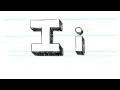 How to Draw 3d Letters I - Uppercase I and ...