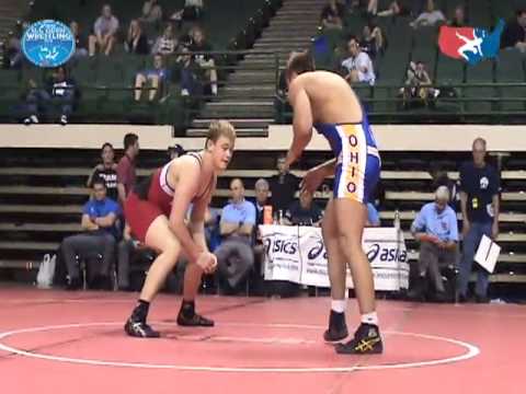 FILA Junior Freestyle 96kg: Tanner Hall vs. Casey Newberg