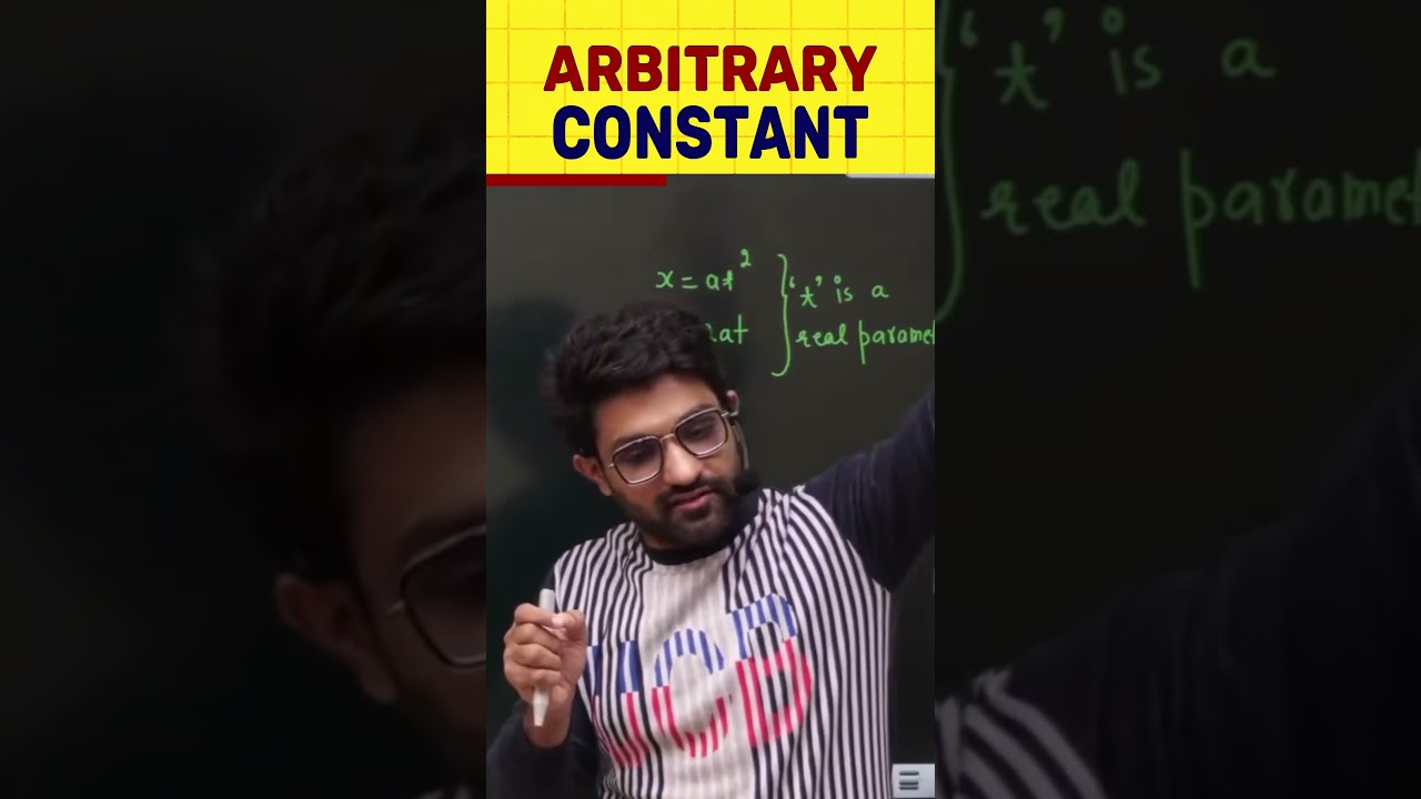 What is Arbitrary Constant #maths #shorts #bhannatmaths