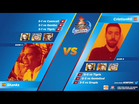 SHANKS vs CRISTIANRG - FT5 | Liga Nacional - España - Semana 5 | Dragon Ball FighterZ
