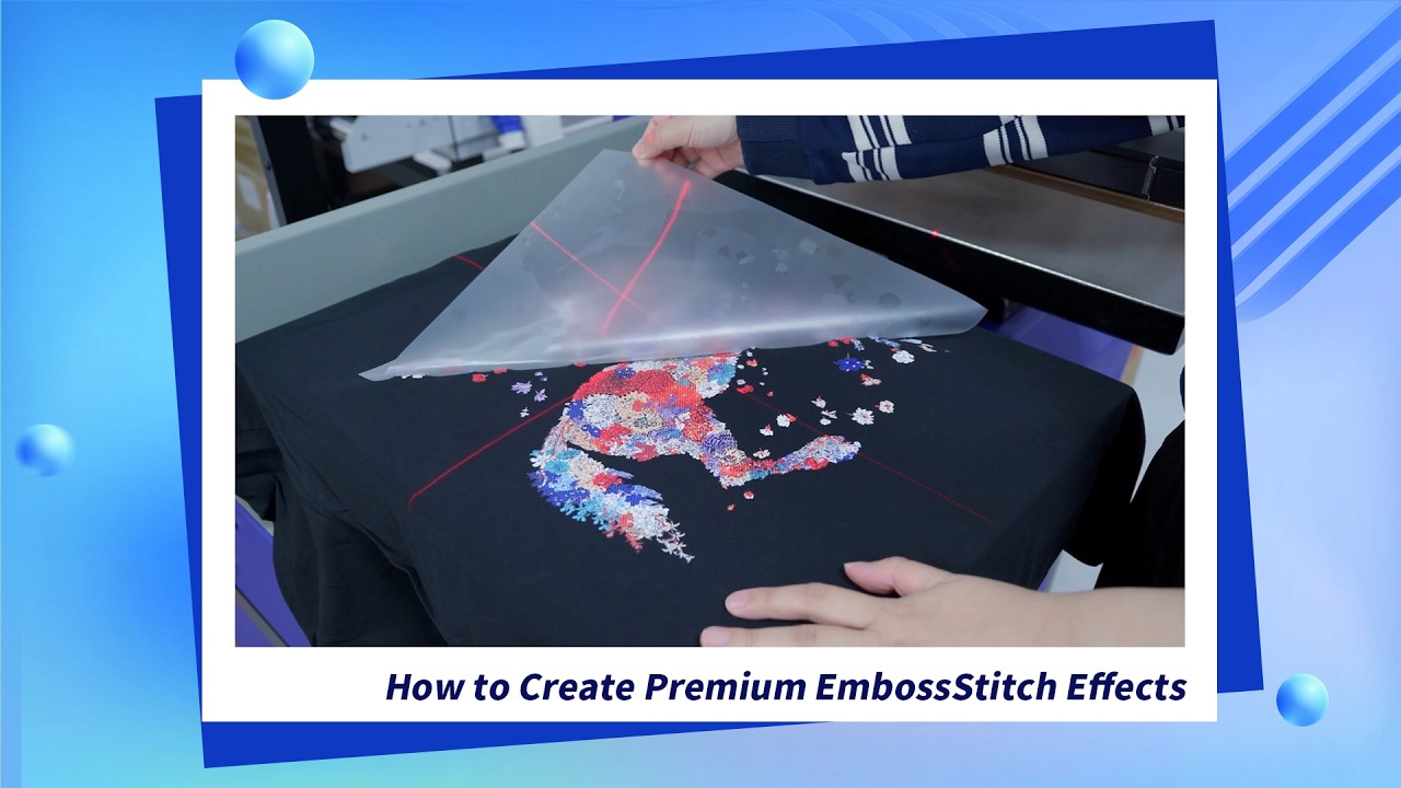 How to Press Sublistar EmbossStitch DTF Transfers