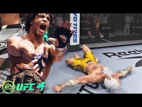 UFC4 | Old Bruce Lee vs Carlos Newton(Hardest Ai)