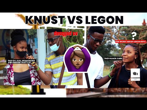 KNUST VS LEGON | (PUBLIC INTERVIEW) GONE WILDDD!!!😱😱BEEF?!