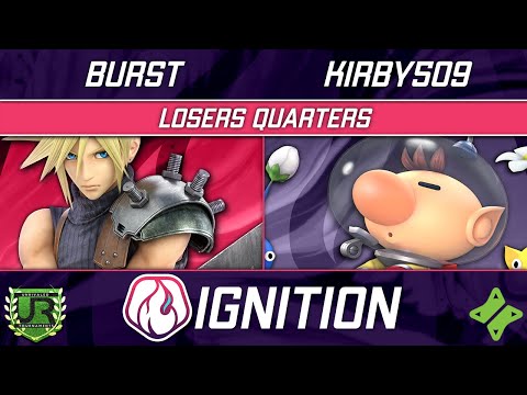 Burst (Wolf, Cloud) vs kirby509 (Olimar) - Ignition 299 LOSERS QUARTERS