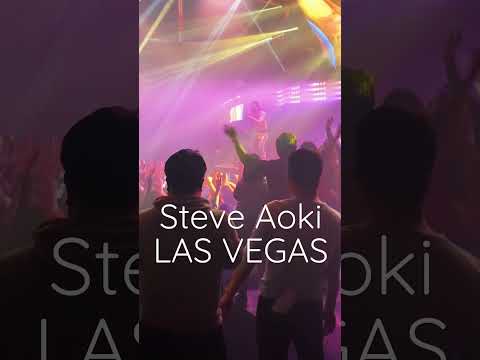Steve Aoki in Las Vegas @ Hakkasan MGM #steveaoki #vegas #vegasparty