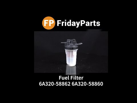 Fuel Filter 6A320-58862 for Kubota Tractor B2301HSD B26 B2710HSD B2910HSD B7410D L2501D L2800F