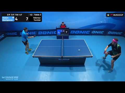 13:40 Vadym Nechyporuk - Valentyn Yunchyk 04.09.2023 TT Euro.Cup  Ukraine Star. TABLE 3