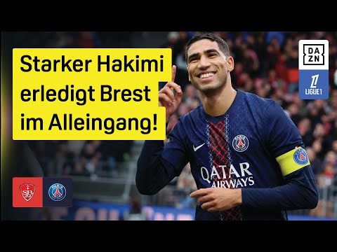 Stade Brest - Paris Saint-Germain | 9. Spieltag | Ligue 1 | DAZN Highlights