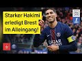 Stade Brest Paris Saint Germain 9 Spieltag Ligue 1 DAZN Highlights
