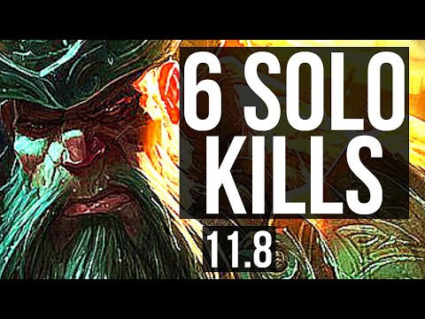 GANGPLANK vs TEEMO (TOP) | 3.3M mastery, 1600+ games, 6 solo kills, 9/2/7 | NA Master | v11.8