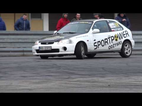 Kotwica Piotr - Honda Civic - "SuperBarbórka 2014" Tor Kielce 13-12-2014