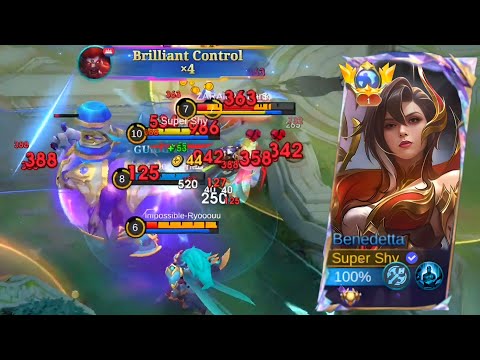 4 MINUTES LEGENDARY!! THIS IS HOW TO ROTATION BENEDETTA EARLY TO MAKE GAMES LOOK EZ | MOBILE LEGENDS