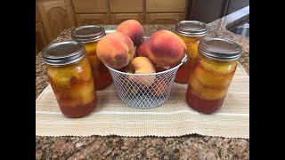 Basics of Water Bath Canning with Peaches