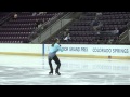 2015 ISU Jr Grand Prix Colorado Springs Men Short Program Larry LOUPOLOVER AZE