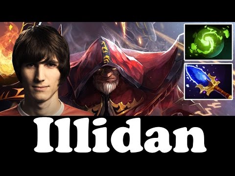 Illidan 8400 MMR Plays Warlock WITH AGHANIM'S AND REFRESHER ORB - Dota 2