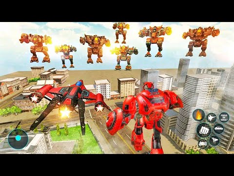 MULTIPLE TRANSFORMATION FLYING JET ROBOT CAR  GAME | BY ATHARVA KADU