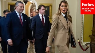 BREAKING NEWS: First Lady Melania Trump Leads Roundtable With Ted Cruz On The 'Take It Down Act'