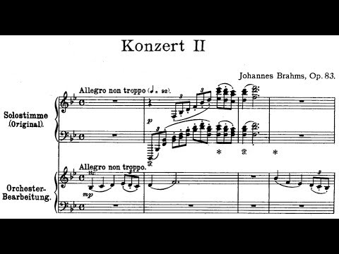 Brahms Piano Concerto No. 2 in B-flat Major, Op. 83 (Zimerman)