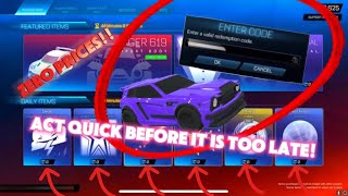 *2024 MARCH* Rocket league REDEEM CODES!! (FREE CREDITS!)