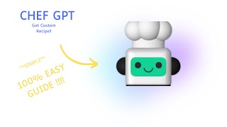 Get recipe based on ingredients you have (AI model) - Quick ChefGpt Tuto **EASY**