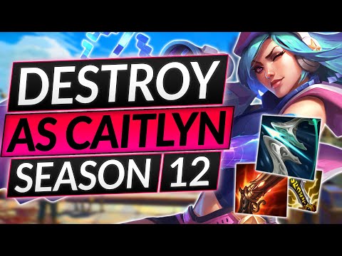 ULTIMATE CAITLYN GUIDE for Season 12 - Combos, Mechanics, Tricks and Builds - LoL ADC Tips