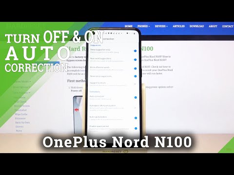 How to Locate Text Correction Options in OnePlus Nord N100 – Typing Features