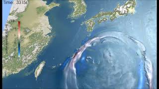 [討論] 龍樹諒預言地殼變動的海嘯模擬