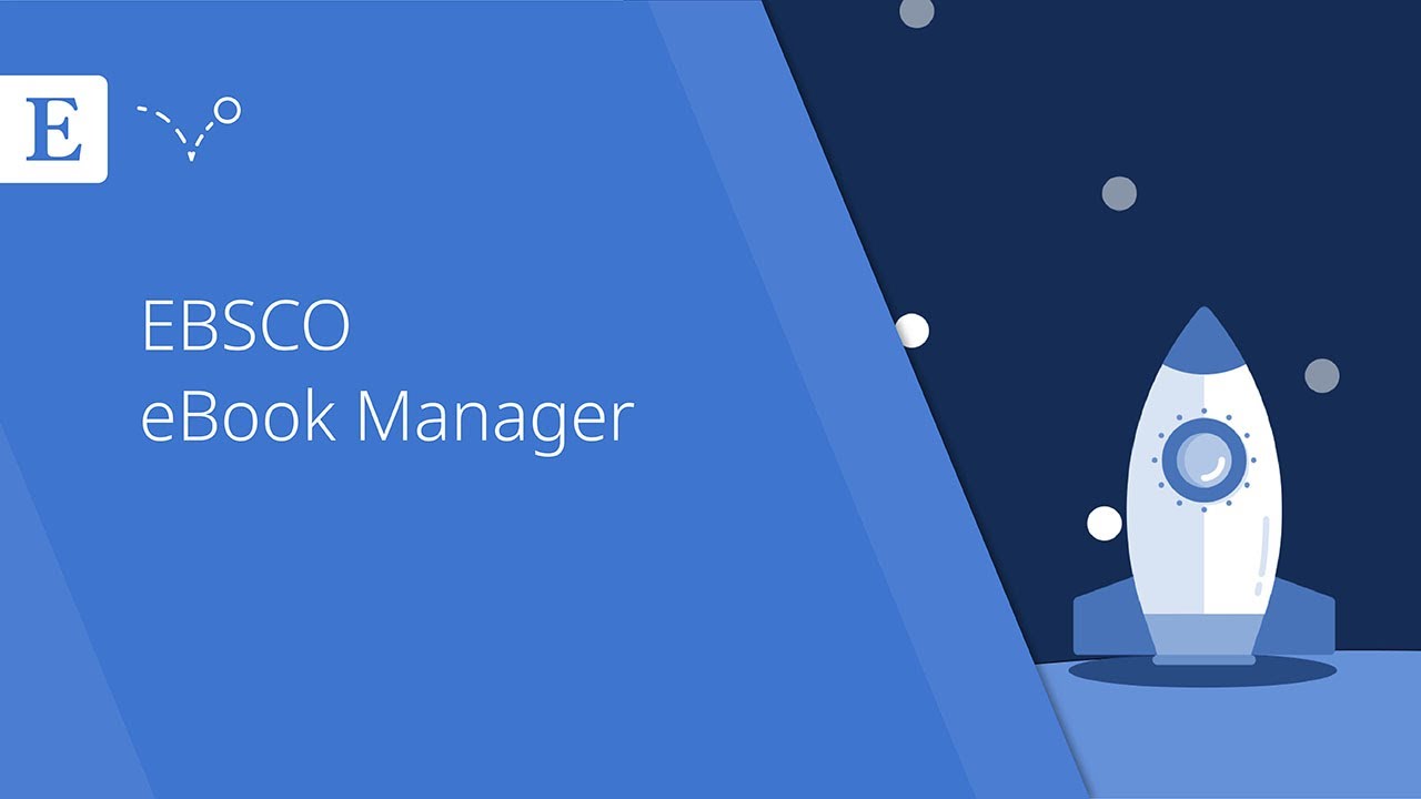 EBSCO eBook Manager